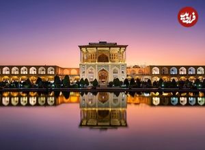 ببینید؛ تصاویر آتش‌سوزی شدید در میدان نقش جهان اصفهان
