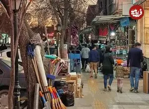 عکس| سفر زمان؛ نمایی جالب از «بازار شیراز» در اواخر دوره قاجار
