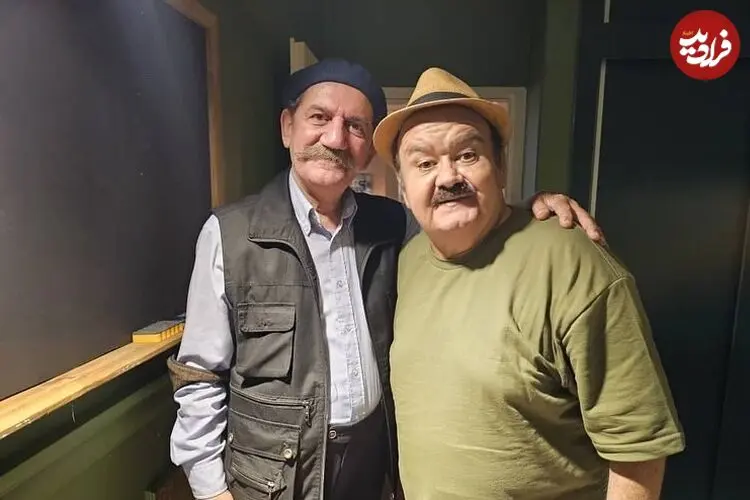 عکس| سفر زمان؛ «عزت الله انتظامی و اکبر عبدی» در یک سفر خارجی؛ دهه 70