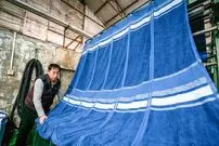 ببینید| فرآیند تولید انبوه حوله در یک کارخانه ی نساجی در کره جنوبی