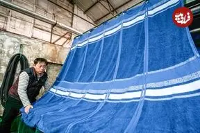 ببینید| فرآیند تولید انبوه حوله در یک کارخانه ی نساجی در کره جنوبی