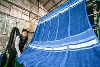 ببینید| فرآیند تولید انبوه حوله در یک کارخانه ی نساجی در کره جنوبی