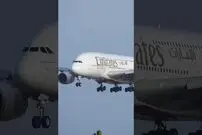 (ویدئو) فرود ماهرانه ایرباس A380 در شرایط ناپایدار و باد شدید