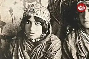 عکس| سفر به ایران قدیم؛ عکس یادگاری 4 دختر کُرد در کنار یکدیگر؛ 130 سال قبل