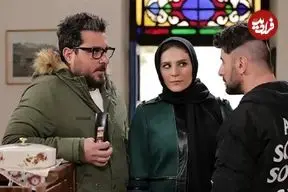 عکس| سفر در زمان؛ «محسن کیایی، امین حیایی و گلزار» در پشت صحنه سریال ساخت ایران؛ سال 97