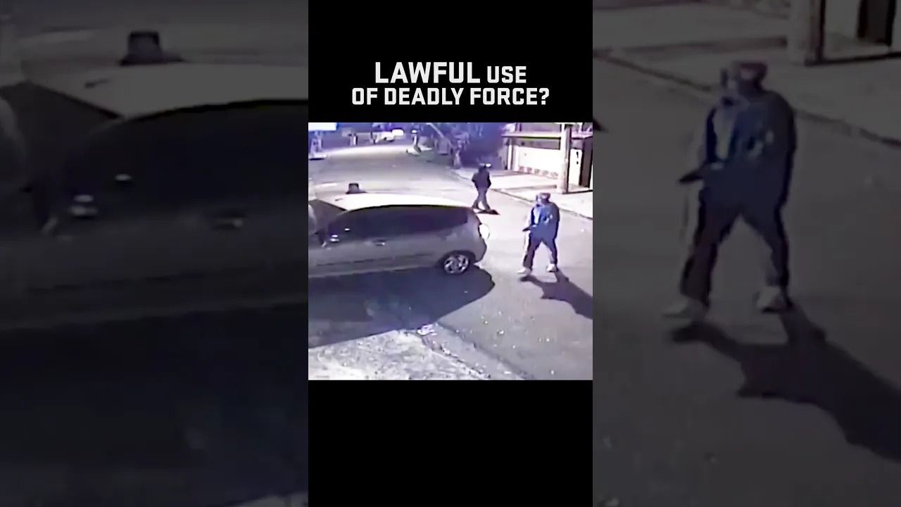 (ویدئو) وقتی سه سارق مسلح غافلگیر می شوند؛ راننده زن مسلح بود و همه را به گلوله بست