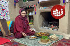(ویدئو) غذای روستایی در ایران؛ کباب ران بره با سبزیجات در تنور