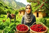 ببینید؛ غذای روستایی در ایران؛ خشک کردن زردآلو و پخت آلبالو پلو