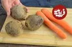 ببینید| طرز تهیه یک سالاد ساده و جدید با لبو و هویج برای شام