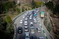 آخرین وضعیت ترافیکی در جاده چالوس