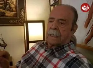 عکس| سفر به گذشته؛ اسماعیل شنگله در خانه محمدعلی کشاورز؛ سال 1390