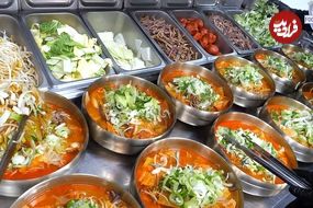 ببینید؛ غذای خیابانی در کره؛ سوپ گوشت گاو با برنج در بوسان