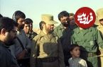 عکس؛ سفر در زمان؛ «صیاد شیرازی در کنار محسن رضایی» در مراسم سینه زنی؛ دهه 60