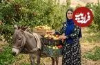 ببینید| غذای روستایی در ایران؛ پخت کیک با سیب های تازه باغ