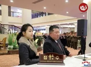 تصاویر؛ افتتاح یک هتل مجلل گردشگری با حضور رهبر کره شمالی و دخترش