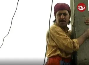 عکس| سفر در زمان؛ «رحمت» سریال پایتخت در 46 سالگی و در کنار بابا پنجعلی؛ سال 1400