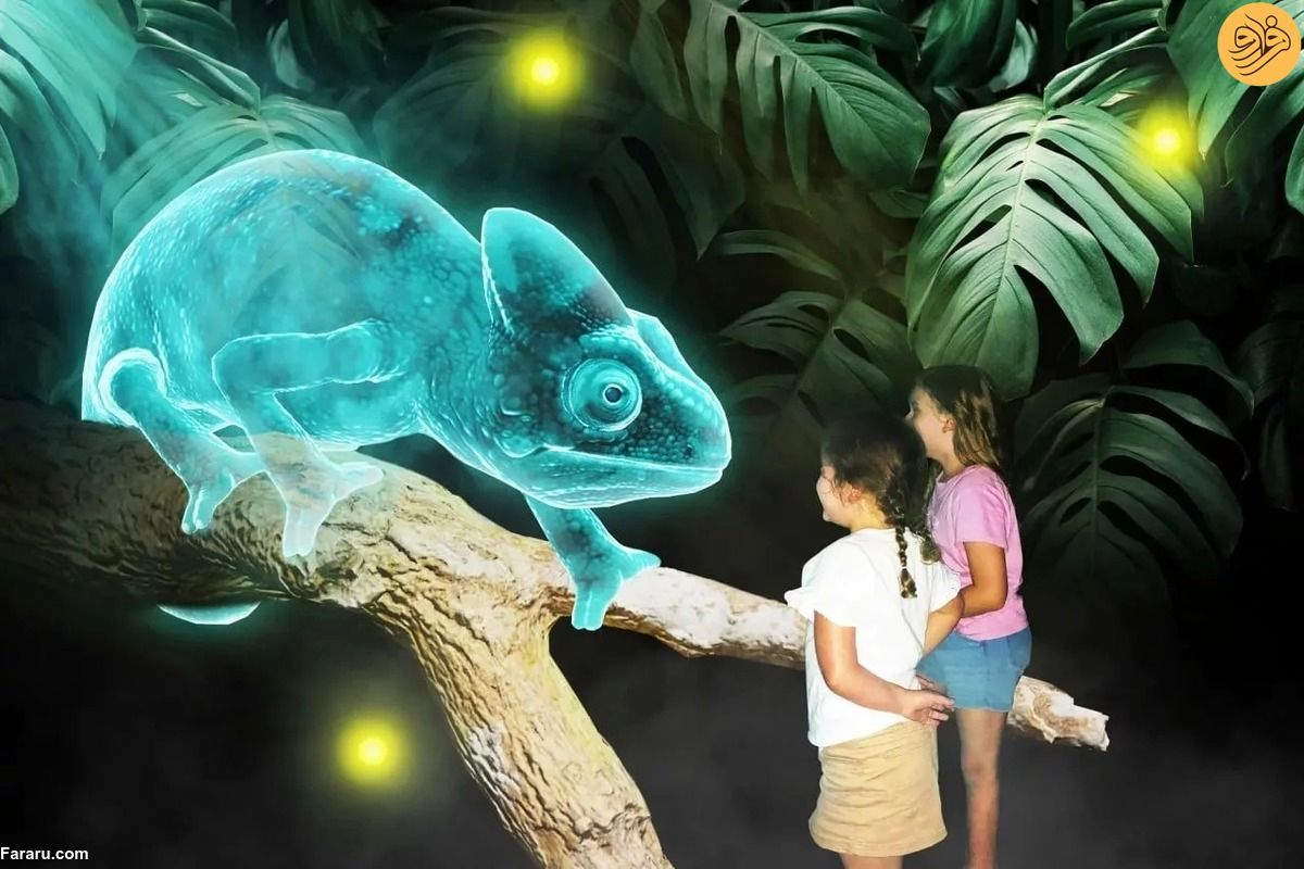 (ویدئو) اولین باغ‌وحشی هولوگرامی جهان