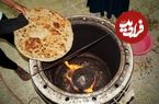 (ویدئو) فرآیند پخت نان بربری به شیوه افغان ها؛ تهیه نان در نانوایی کابلی