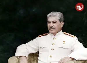 عکس| سفر در زمان؛ «ژوزف استالین» در کنار چرچیل و ترومن در کنفرانس پوتسدام؛ سال 1324