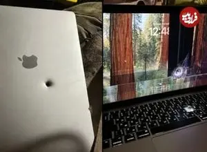 عکس| ترکش به مک‌بوک خورد و جان سرباز را نجات داد 