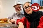 عکس| سفر زمان؛ «اکبر عبدی و حمیده خیرآبادی» در 39 و 75 سالگی؛ سال 78
