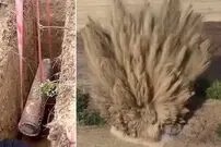 ببینید| خنثی‌سازی بمب به جامانده از جنگ جهانی دوم
