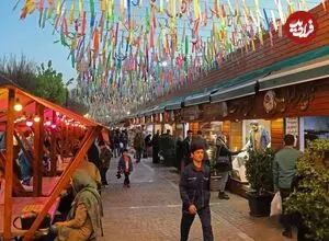 عکس| سفر زمان؛ منظرۀ زیبای خیابان باب همایون در دوران ناصرالدین شاه