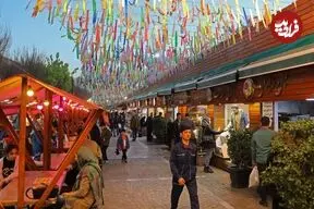 عکس| سفر زمان؛ منظرۀ زیبای خیابان باب همایون در دوران ناصرالدین شاه