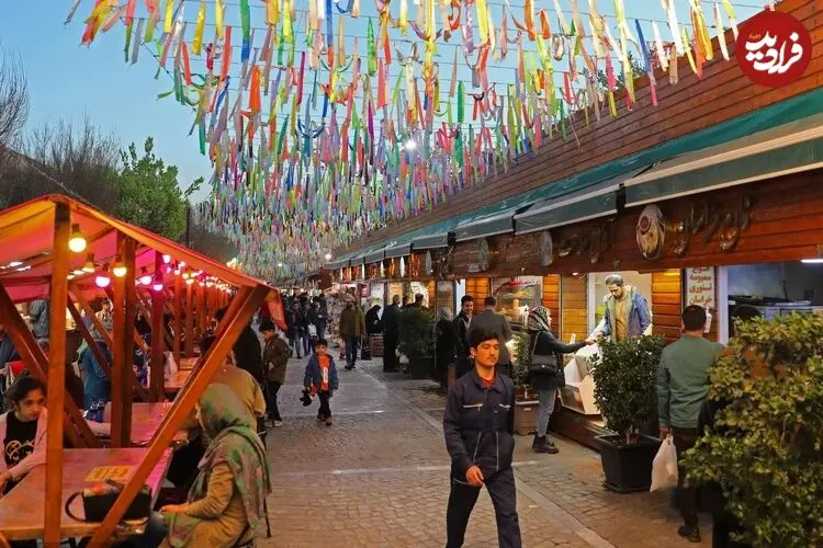 عکس| سفر زمان؛ منظرۀ زیبای خیابان باب همایون در دوران ناصرالدین شاه