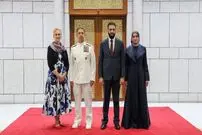 عکس؛ دیدار همسران جولانی و فرمانده سنتکام در دمشق