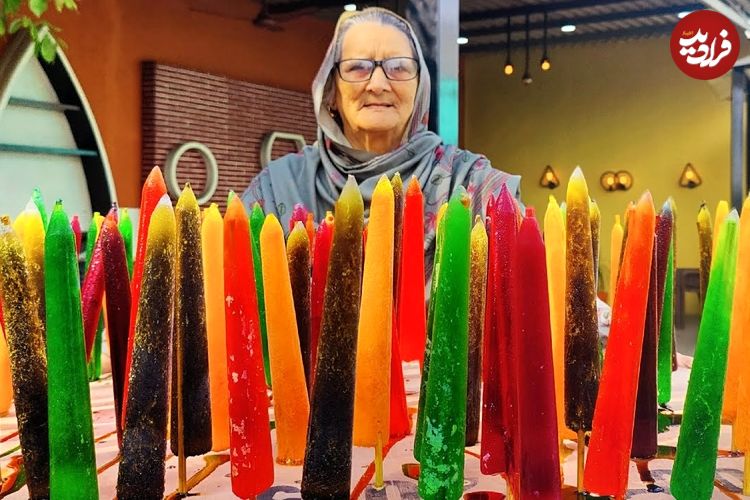 ببینید؛ غذای روستایی در هند؛ تهیه بستنی با شیر، پرتقال، هندوانه و ...