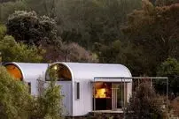 تصاویر؛ طراحی این خانه نقلی در نیوزیلند توجه‌ها را جلب کرد