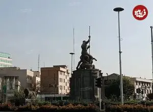 عکس| سفر به ایران قدیم؛ تصویری از «قدیمی‌ترین برج تهران» در دوران ناصرالدین شاه