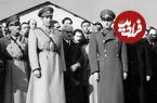 عکس؛ سفر در زمان؛ «محمدرضا پهلوی» در مراسم عروسی خواهرزاده اش در مهرشهر کرج