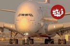 ببینید؛ لحظه تیک آف هواپیمای ایرباس A380 امارات؛ بزرگترین هواپیمای جهان