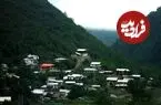 عکس| سفر زمان؛ منظرۀ «یک روستای جنگلی در گیلان» در دوران احمدشاه
