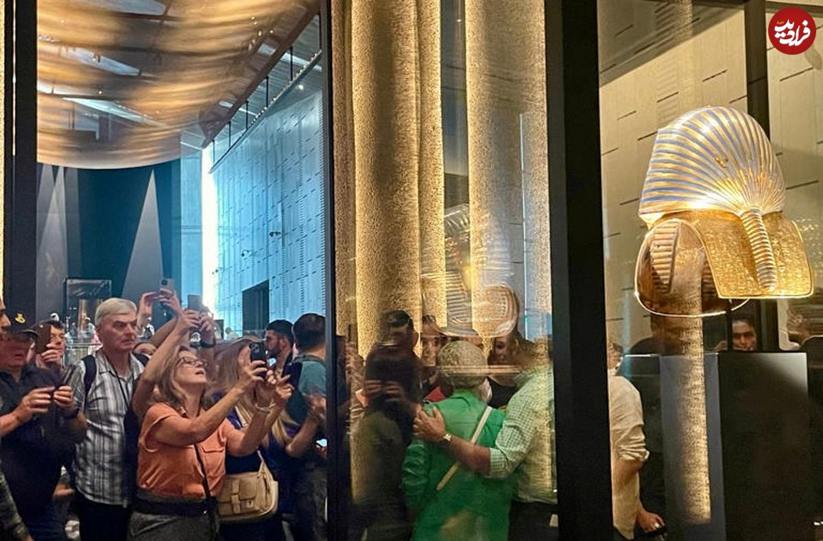 «گنج فرعون توت‌عنخ‌آمون» برای اولین بار به صورت یکجا به نمایش درآمد