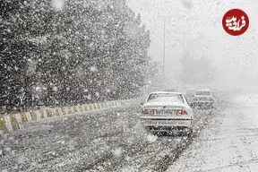 ببینید؛ برف و کولاک جاده‌های این نقطه از کشور را سفیدپوش کرد