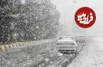 ببینید؛ برف و کولاک جاده‌های این نقطه از کشور را سفیدپوش کرد