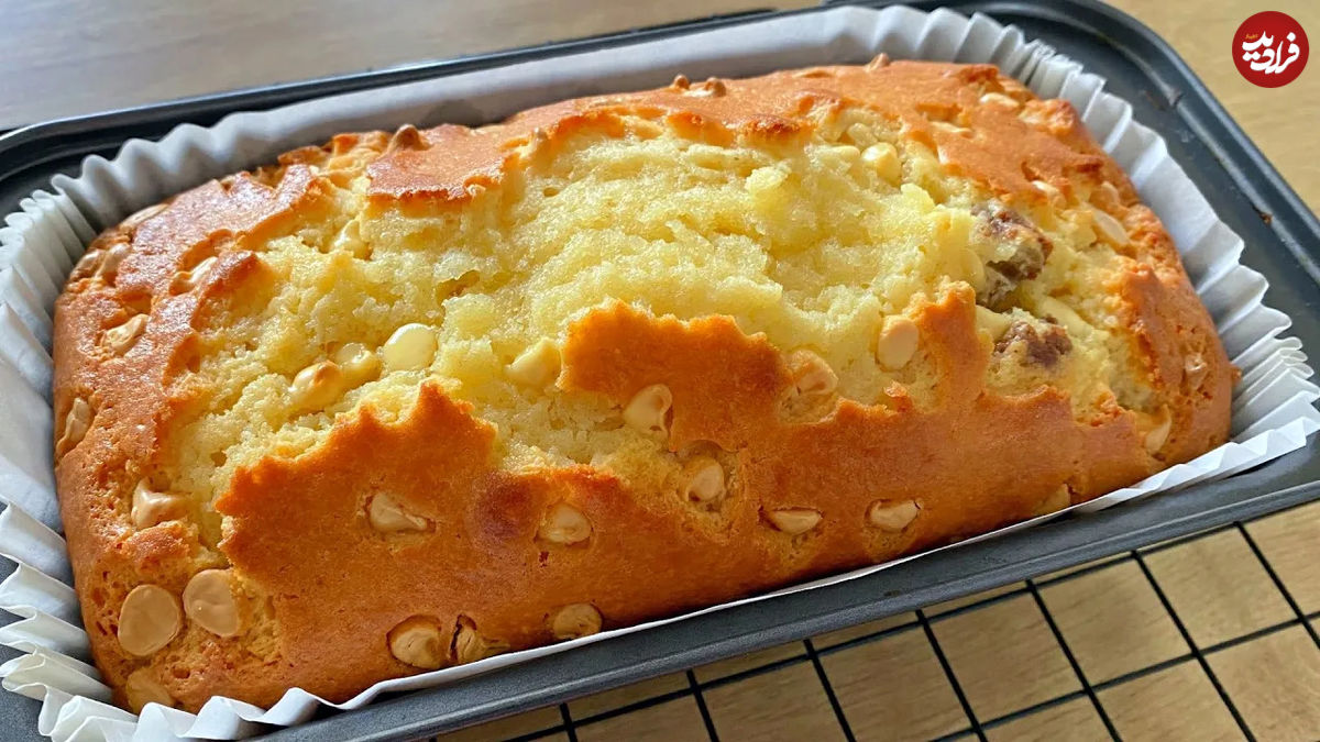 (ویدئو) طرز تهیه یک کیک ساده وانیلی در 5 دقیقه