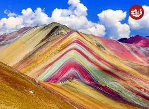 چرا «کوه رنگین‌کمان» رنگارنگ است؟