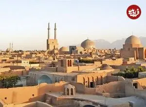عکس| سفر زمان؛ منظرۀ شهر یزد در حدود 75 سال قبل