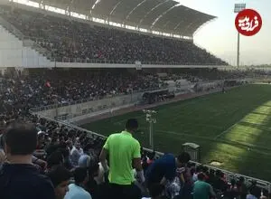 عکس| سفر به گذشته؛ نمایی از یک ورزشگاه فوتبال در اطراف تهران؛ سال 1315