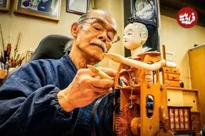 ببینید| فرآیند ساخت عروسک های مکانیکی سنتی ژاپنی توسط یک استادی ماهر و مسن