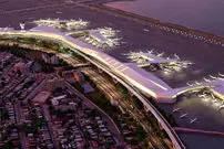 عکس| تعطیلی فرودگاه نیویورک پس از برخورد هواپیما با خودرو آتش‌نشانی 