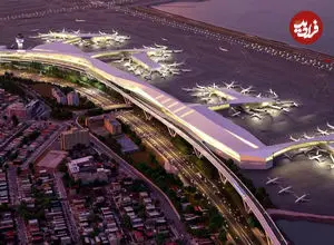 عکس| تعطیلی فرودگاه نیویورک پس از برخورد هواپیما با خودرو آتش‌نشانی 