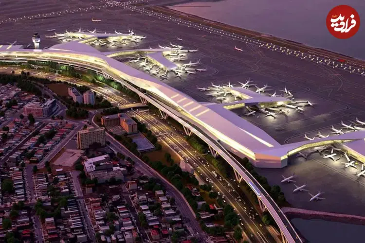 عکس| تعطیلی فرودگاه نیویورک پس از برخورد هواپیما با خودرو آتش‌نشانی 