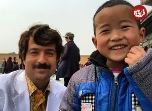 عکس| سفر در زمان؛ «احمد مهرانفر» در دوران نوجوانی در حال اجرای نمایش؛ دهه 60