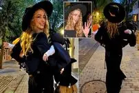 تصاویر؛ امبر هرد برای اولین بار با دوقلوهایش در مادرید اسپانیا دیده شد