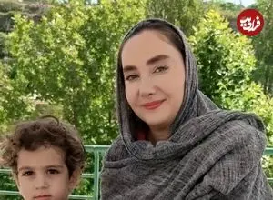 عکس| سفر زمان؛ «هانیه توسلی» 22 ساله با لباس عروس در کنار «امین حیایی»